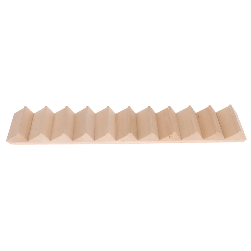 1:12 Scale Miniature Dollhouse Wooden Staircase Pre Assembled Doll House Accessory Furniture Model Toy