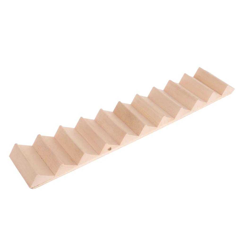 1:12 Scale Miniature Dollhouse Wooden Staircase Pre Assembled Doll House Accessory Furniture Model Toy