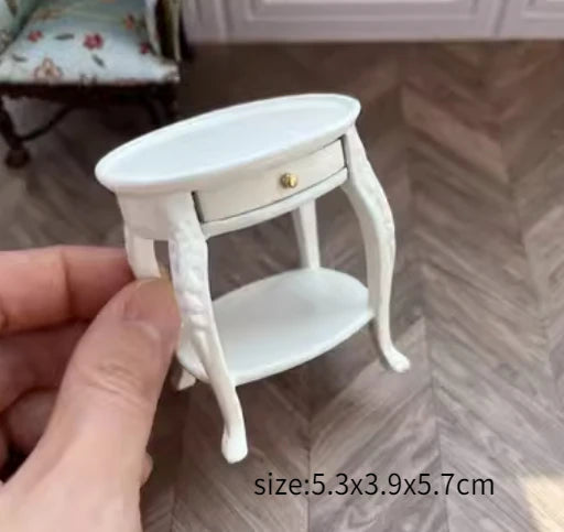 Armario de casa de muñecas en miniatura a escala 1:12, armario, piano tallado, silla suave, muebles en miniatura