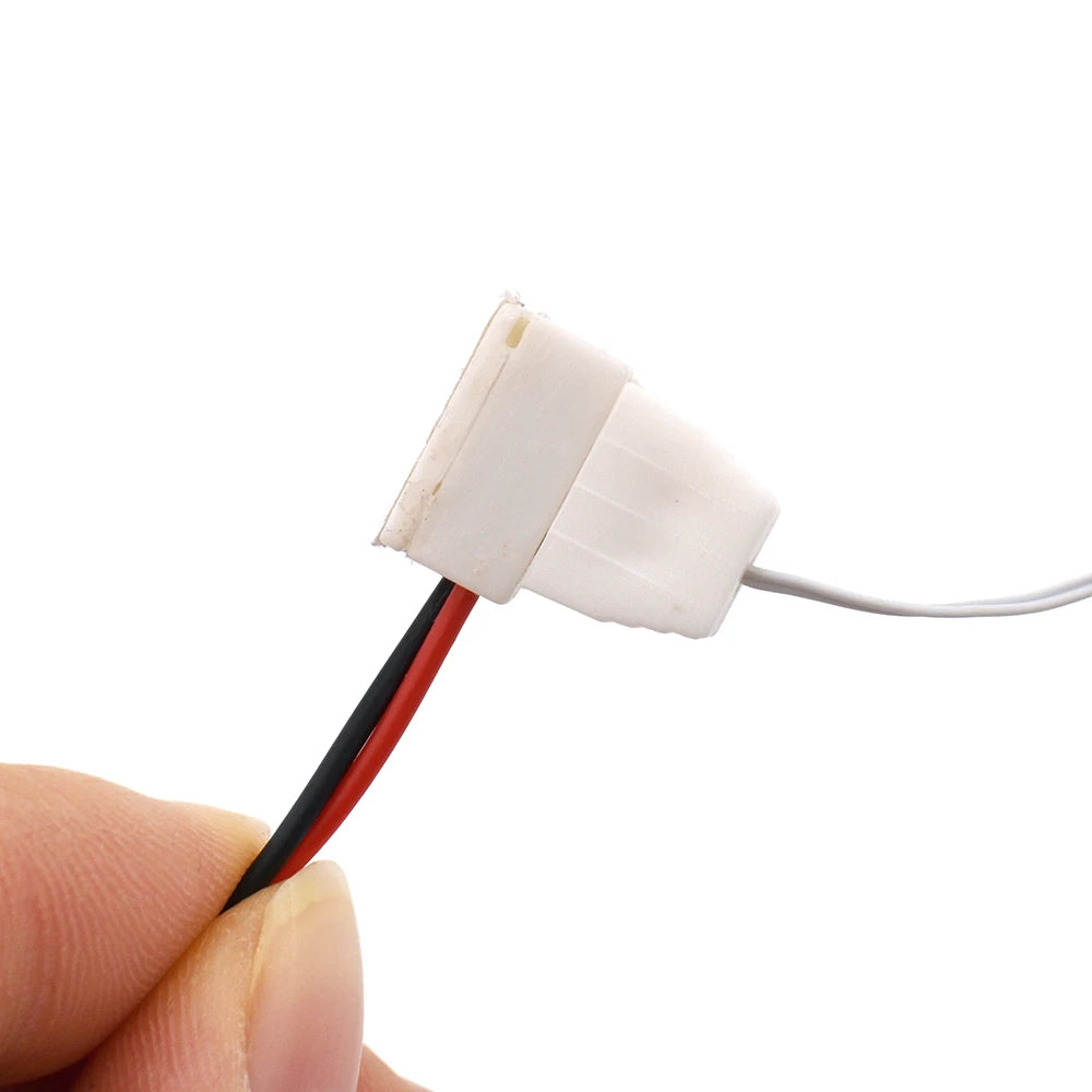 1:12 Scale Miniature Dollhouse Accessories 9V Battery Black Red Cable Connection Connector Buckle