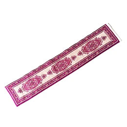 1:12 Scale Miniature Dollhouse Carpet Rug Bed Runner Table Flug Embroidered Accessories