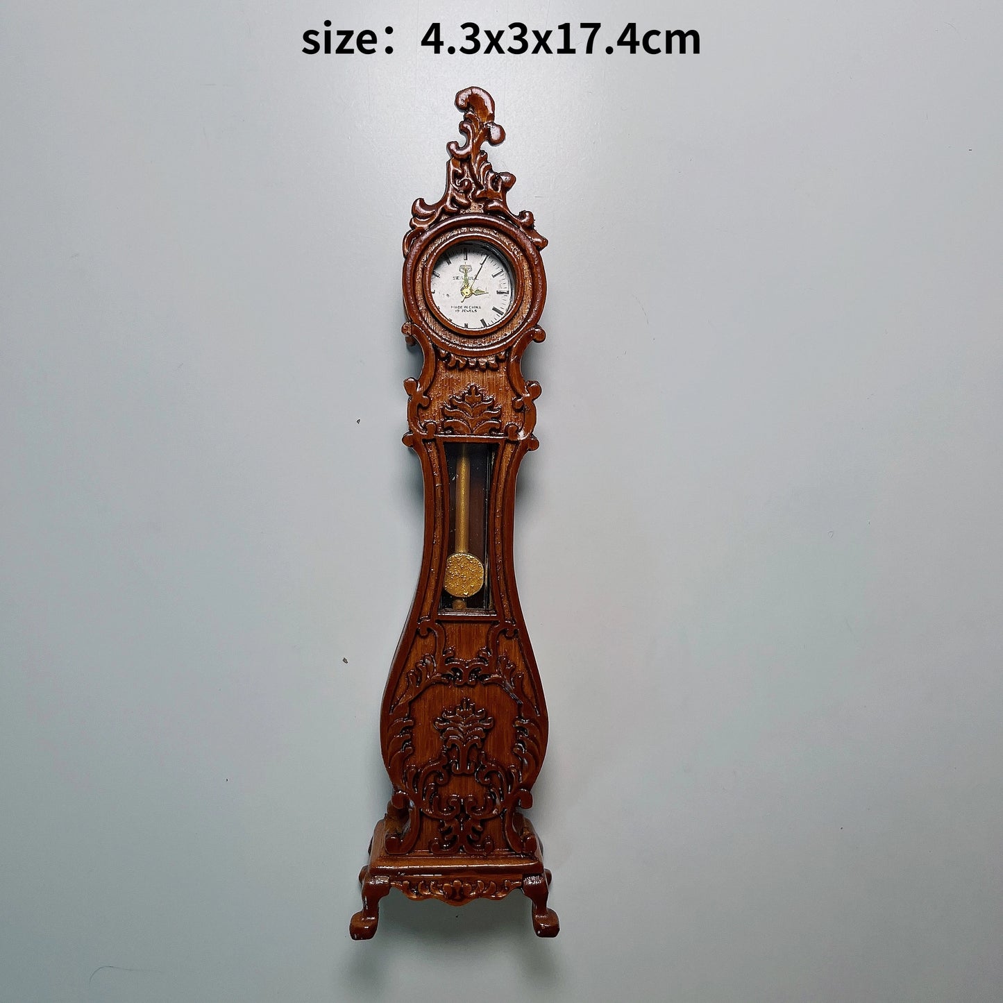 1:12 Scale European Style Miniature Dollhouse Furniture Set Carved Table Chair Computer Desk Office Scene Miniature Decor