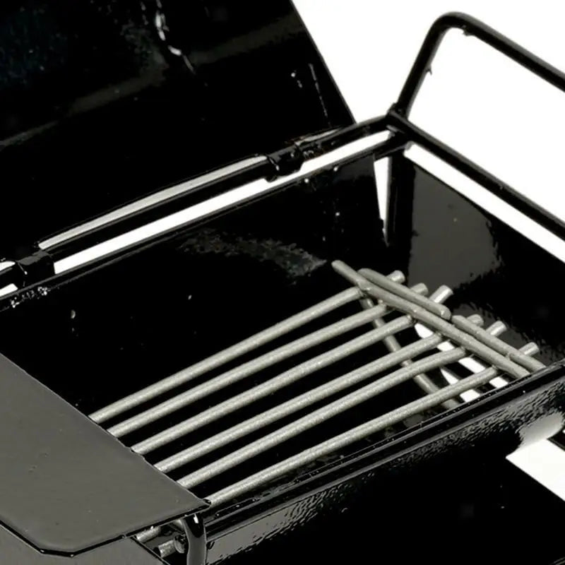 1:12 Scale Miniature BBQ Grill Oven Picnic Kitchenware Barbeque Cook Roasting Metal For Dollhouse Accessories