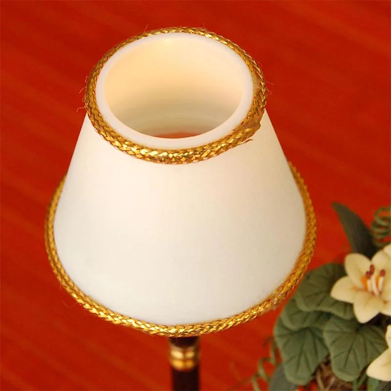 1:12 Scale Miniature Dollhouse Floor Lamp With Electric Wire Plug 12V Lighting Equipment