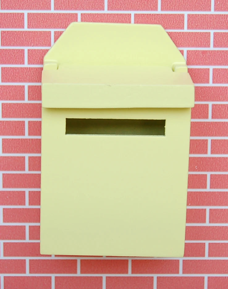 1:12 Scale Miniature Wooden Mailbox Fairy Door Accessories For Dollhouse Miniature Furniture