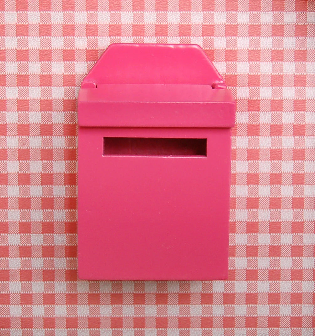 1:12 Scale Miniature Wooden Mailbox Fairy Door Accessories For Dollhouse Miniature Furniture