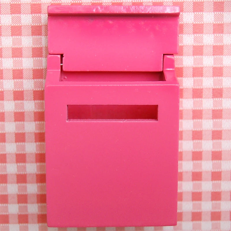 1:12 Scale Miniature Wooden Mailbox Fairy Door Accessories For Dollhouse Miniature Furniture