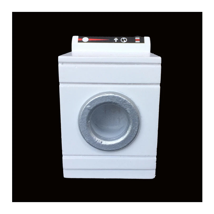 1:12 Scale Miniature Dollhouse Furniture White Washing Machine Wood Model