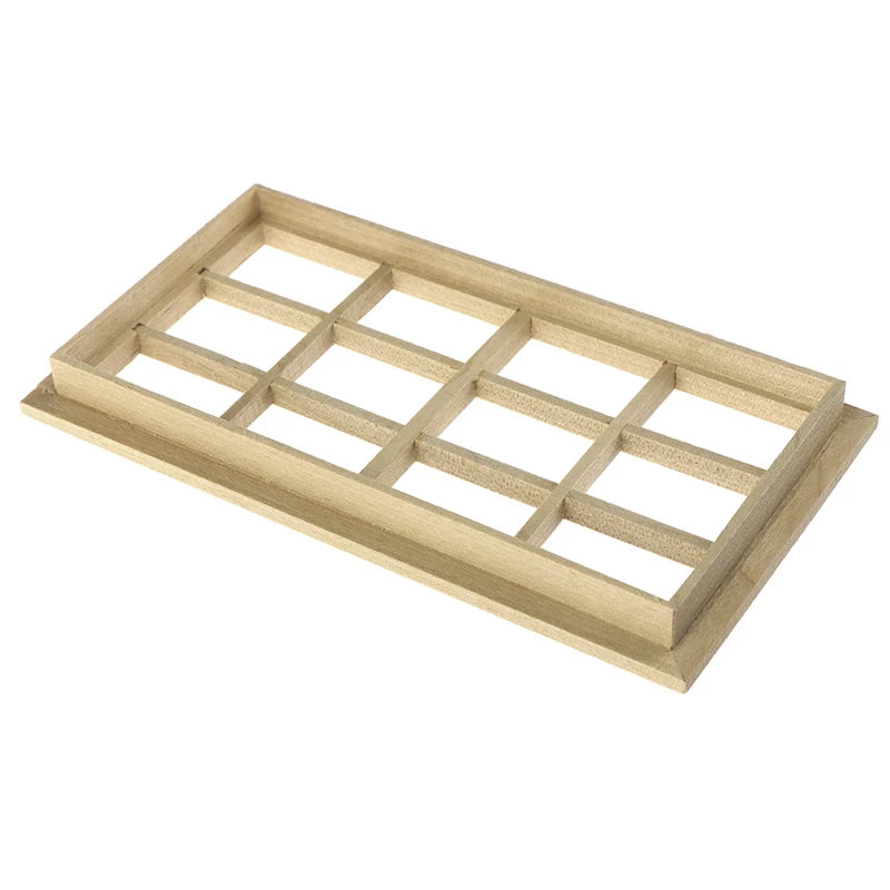1:12 Scale Miniature Dollhouse Window Unpainted For DIY Model Accessories