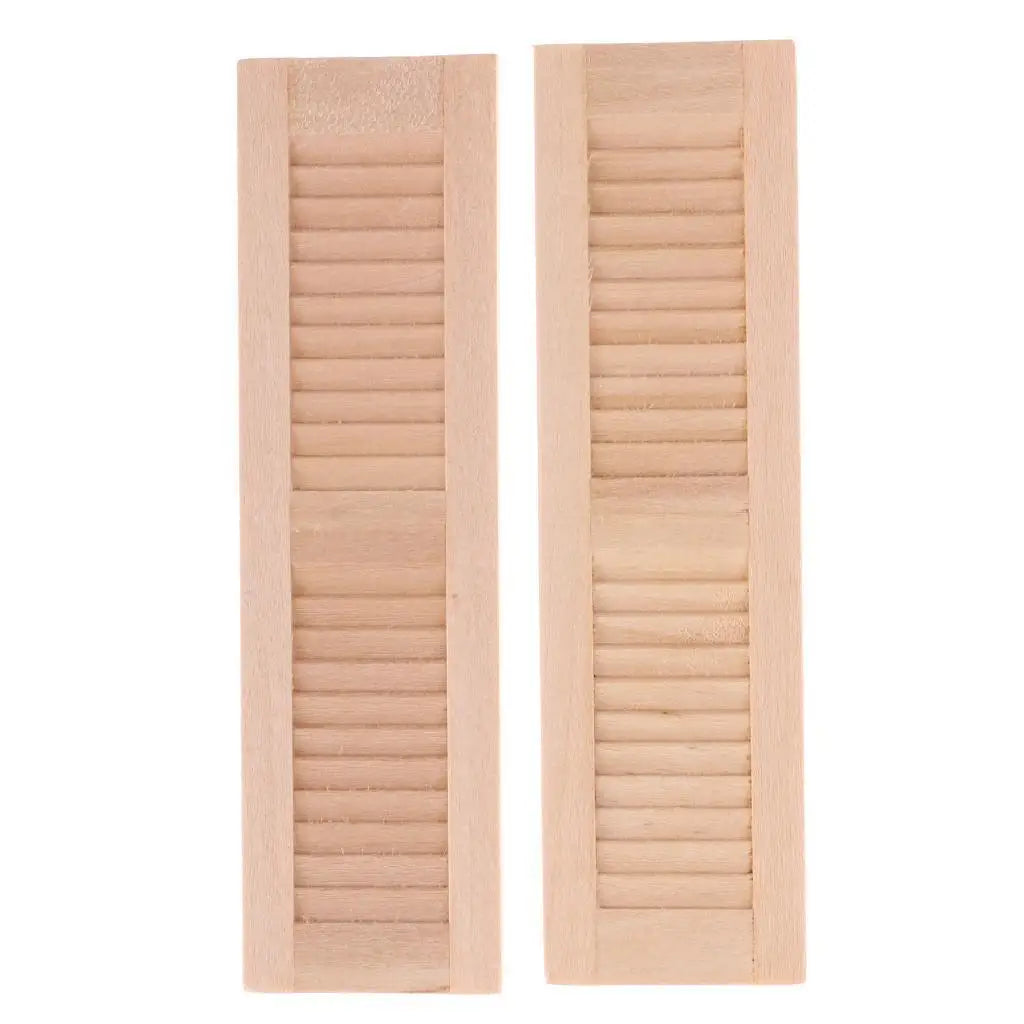 1:12 Scale Miniature Dollhouse Window Unpainted For DIY Model Accessories