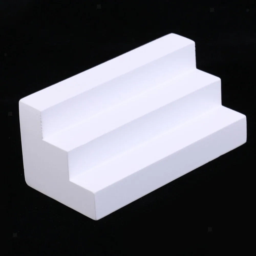 1:12 Scale Miniature Dollhouse Wooden Doorstep Stair White