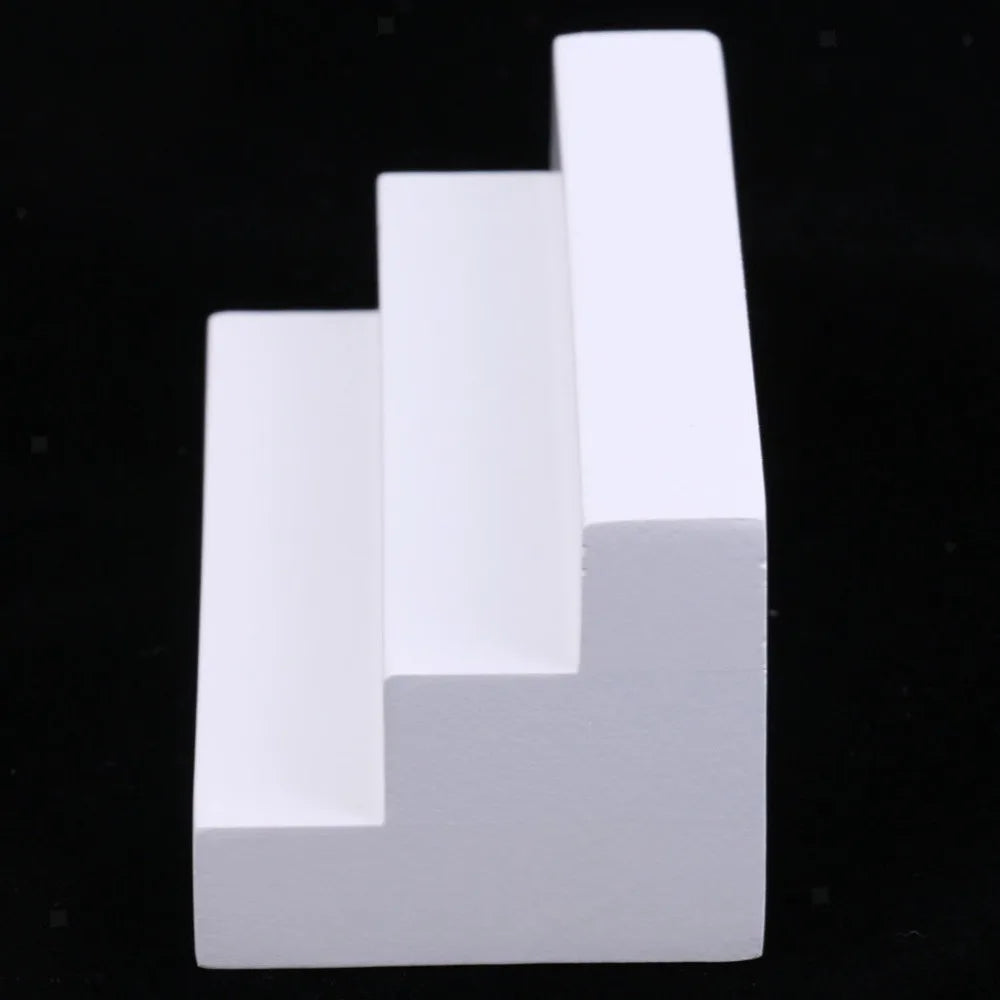 1:12 Scale Miniature Dollhouse Wooden Doorstep Stair White