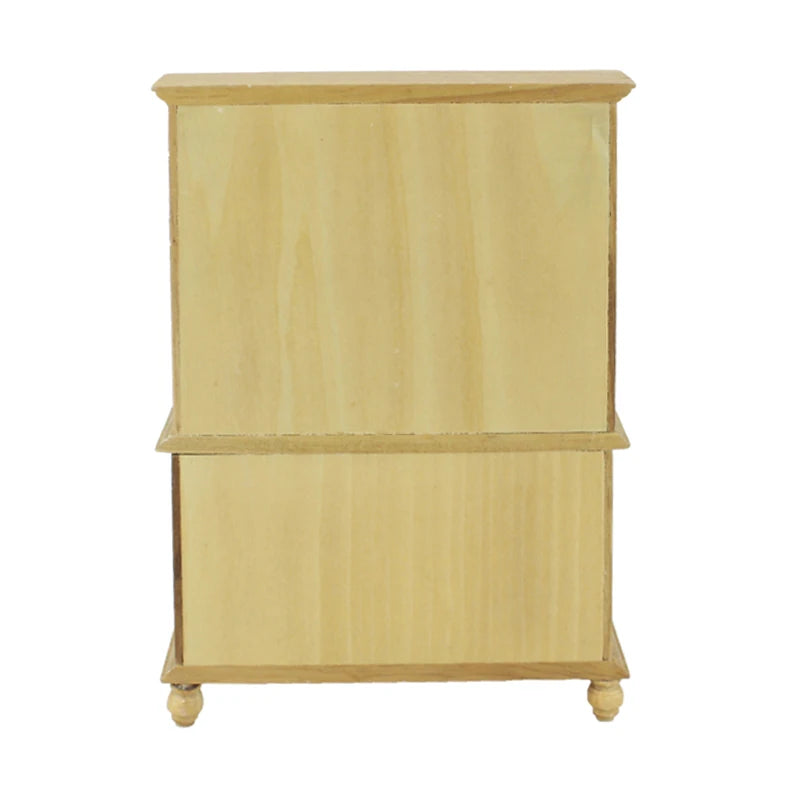 Meuble de cuisine miniature en bois pour maison de poupée à l'échelle 1:12 - Meuble artisanal