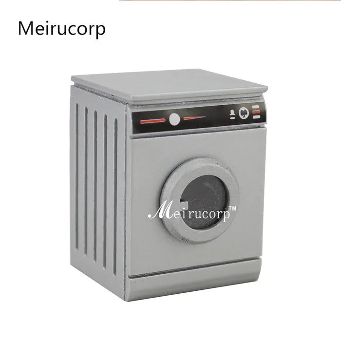 1:12 Scale Miniature Dollhouse Washing Machine Decoration Electrical Appliance