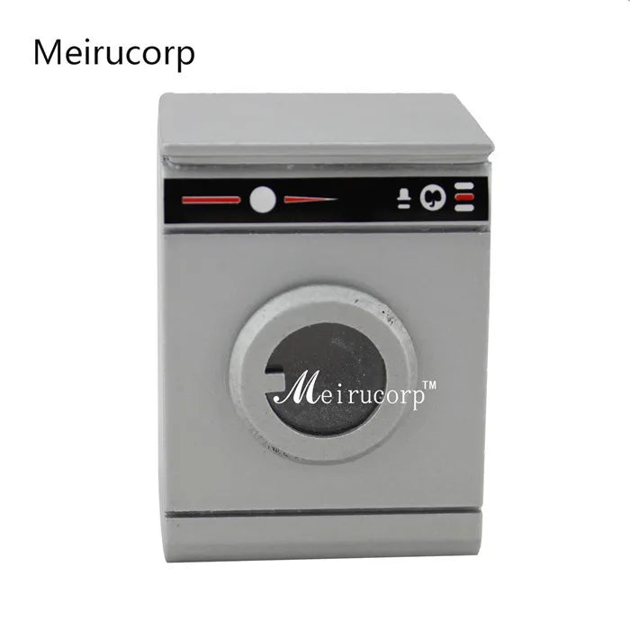 1:12 Scale Miniature Dollhouse Washing Machine Decoration Electrical Appliance