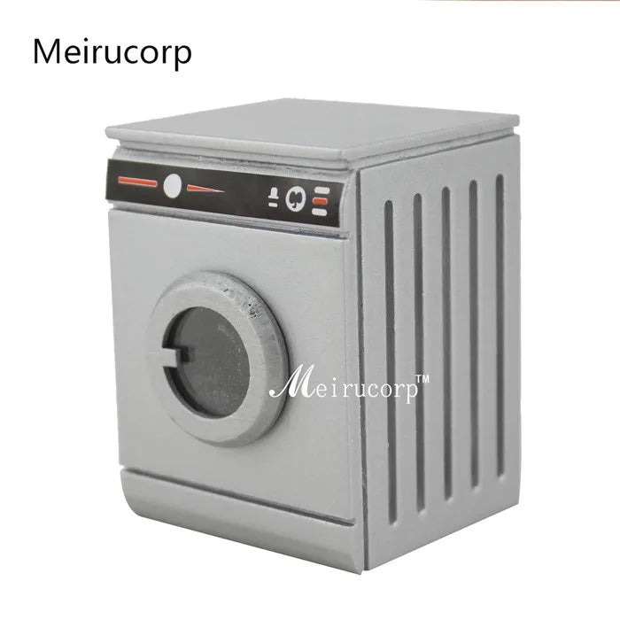 1:12 Scale Miniature Dollhouse Washing Machine Decoration Electrical Appliance