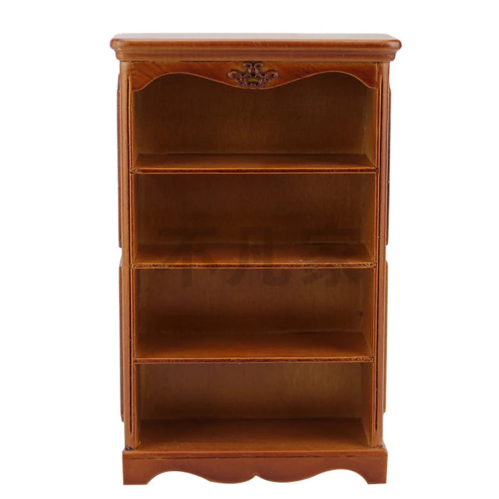 Étagère en bois miniature pour maison de poupée à l'échelle 1:12 - Accessoire de mobilier fait main