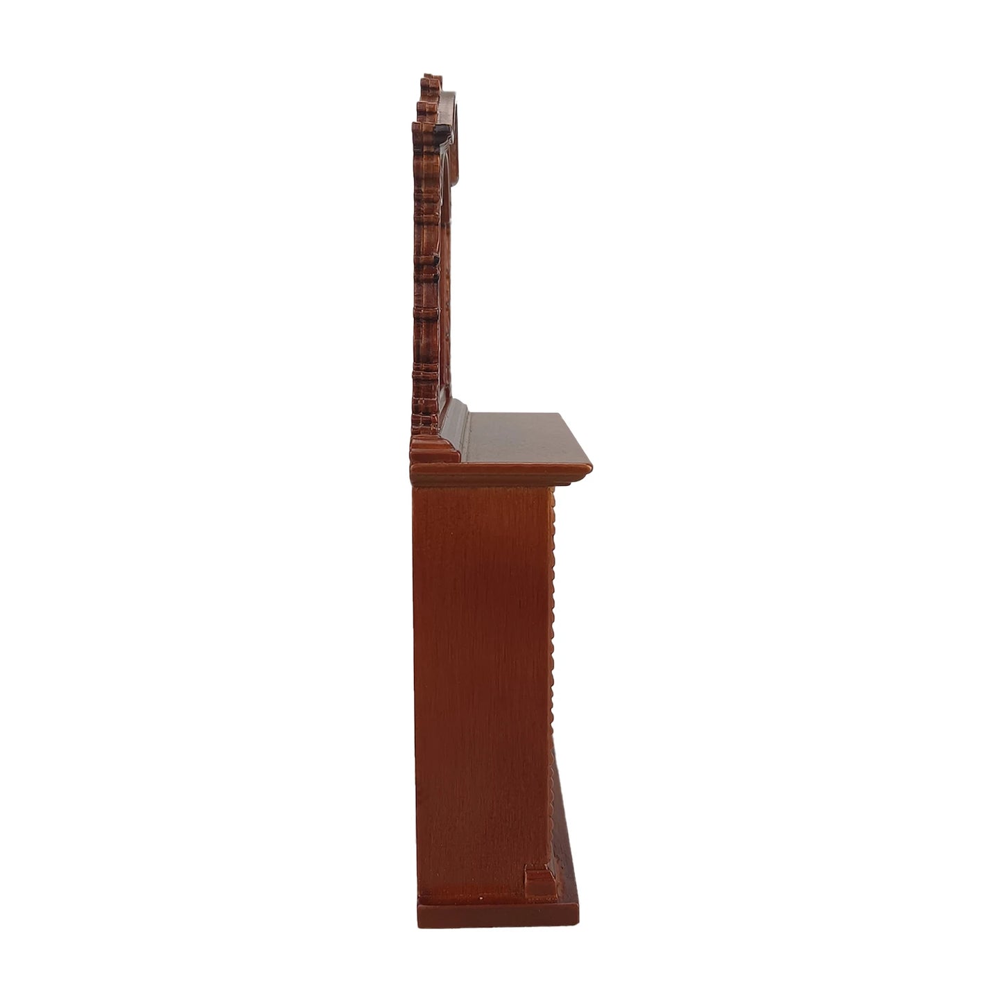 Chimenea de casa de muñecas en miniatura hecha a mano a escala 1:12 con espejo para muñecas