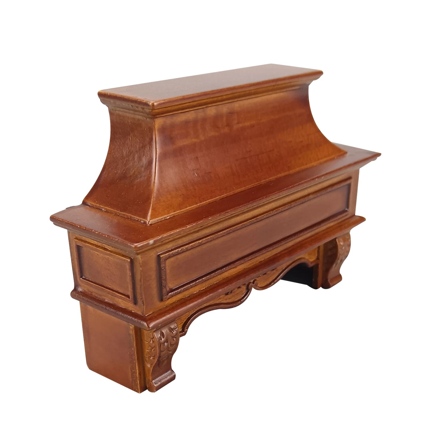 Campana extractora de madera en miniatura para muebles de casa de muñecas a escala 1:12