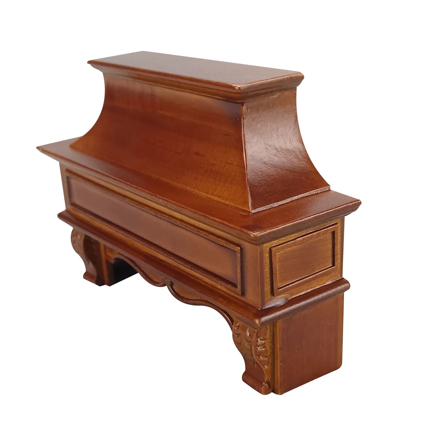 Campana extractora de madera en miniatura para muebles de casa de muñecas a escala 1:12