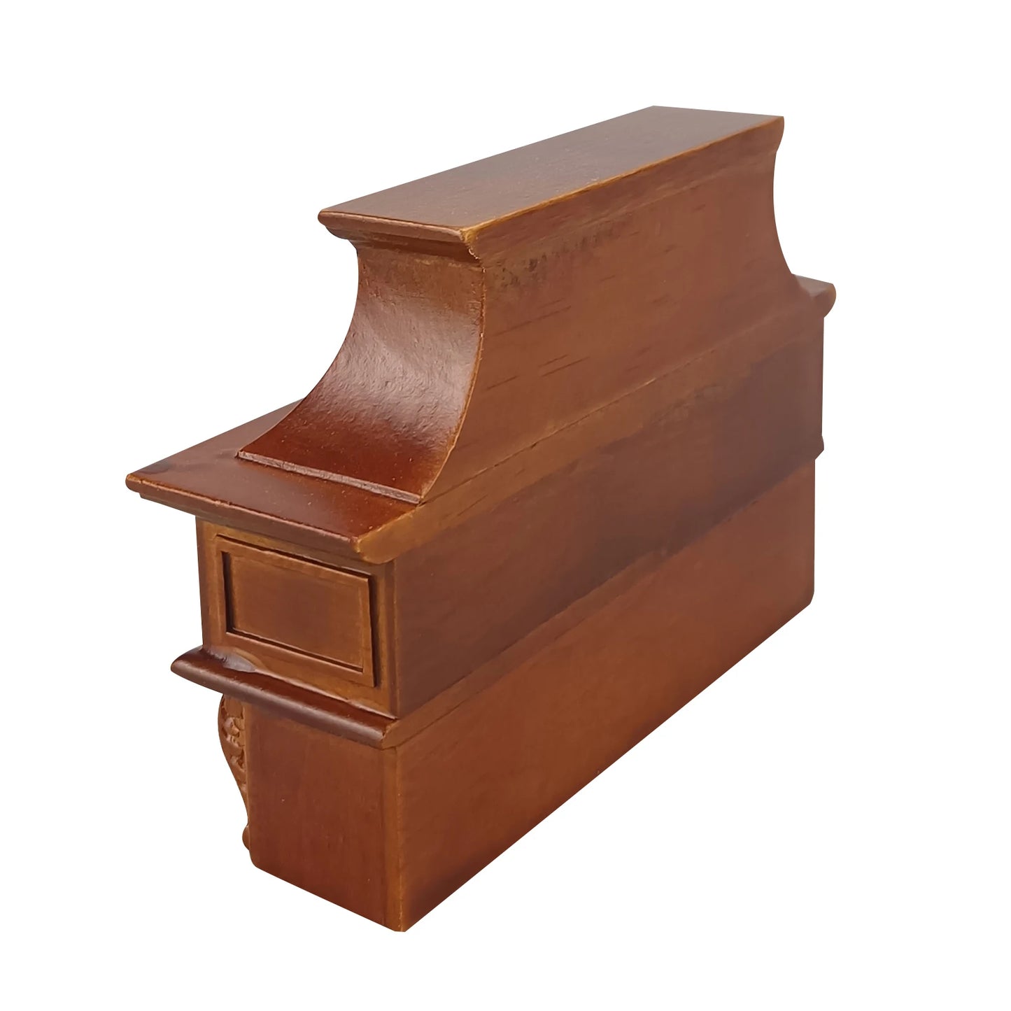 Campana extractora de madera en miniatura para muebles de casa de muñecas a escala 1:12