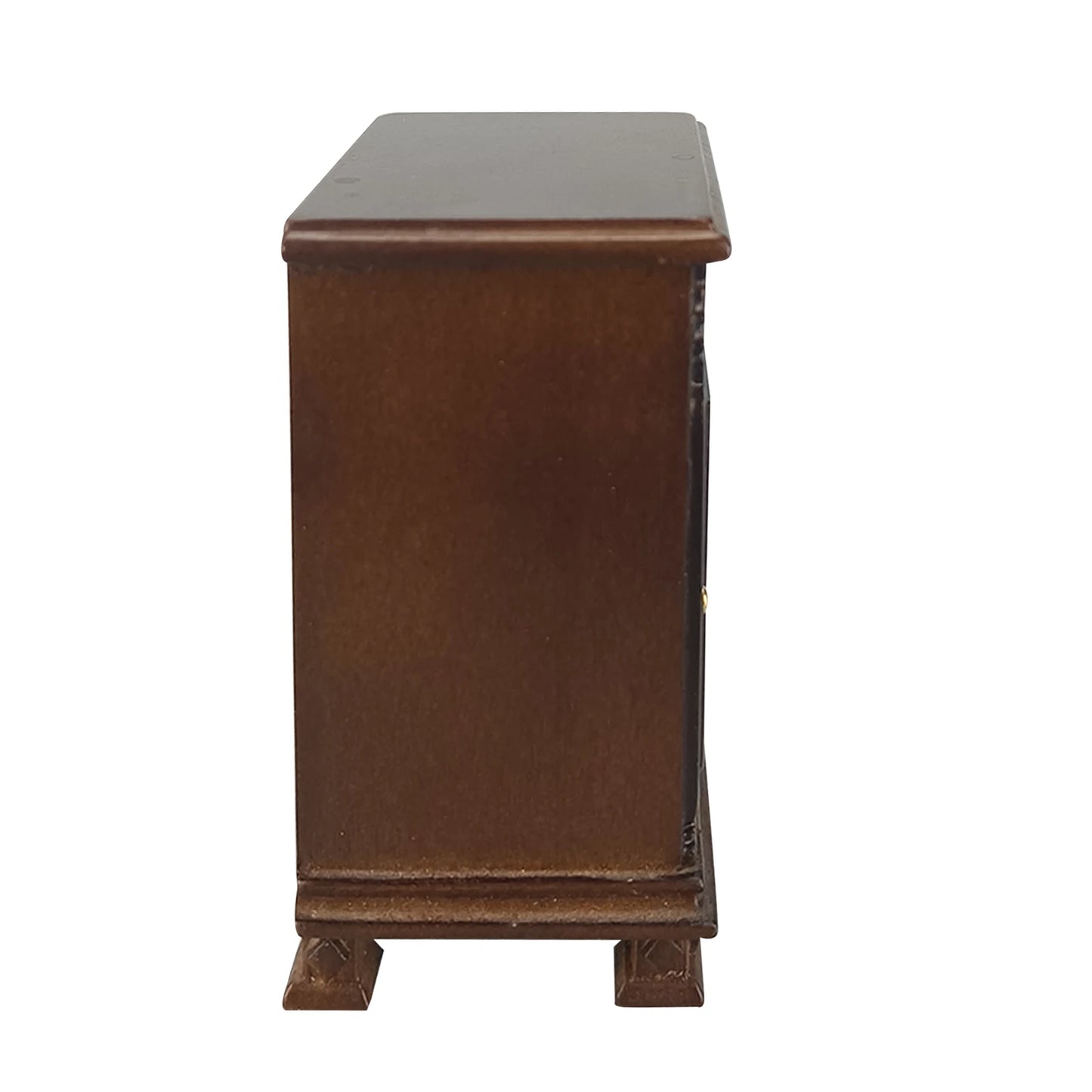Muebles para casa de muñecas a escala 1:12 | Vitrina de madera artesanal para muñecas en miniatura