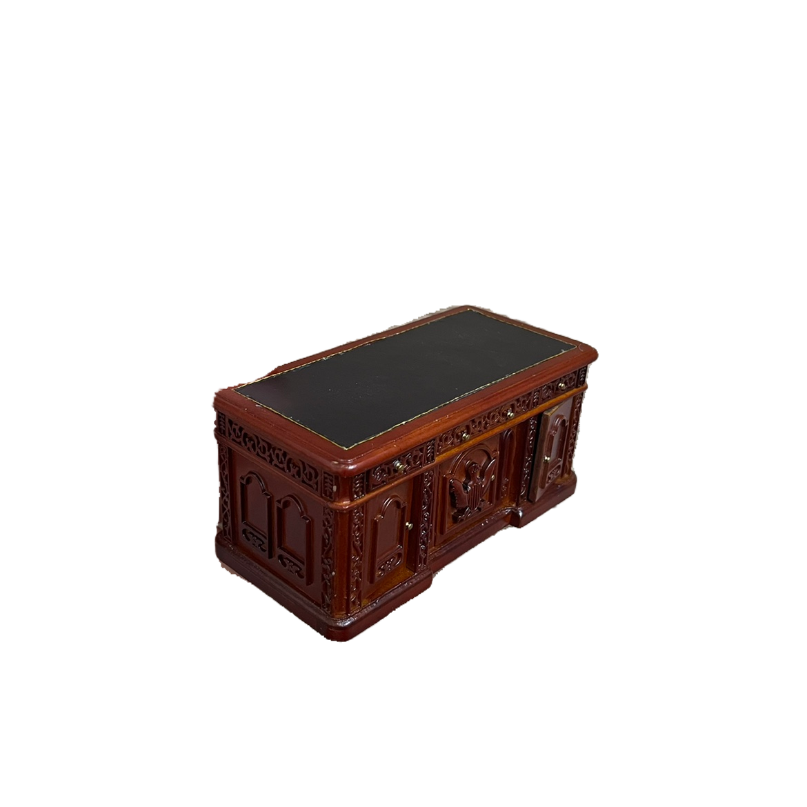 1:12 Maison de poupée Maison Blanche Bureau présidentiel Costume Aigle Bureau Tables périphériques