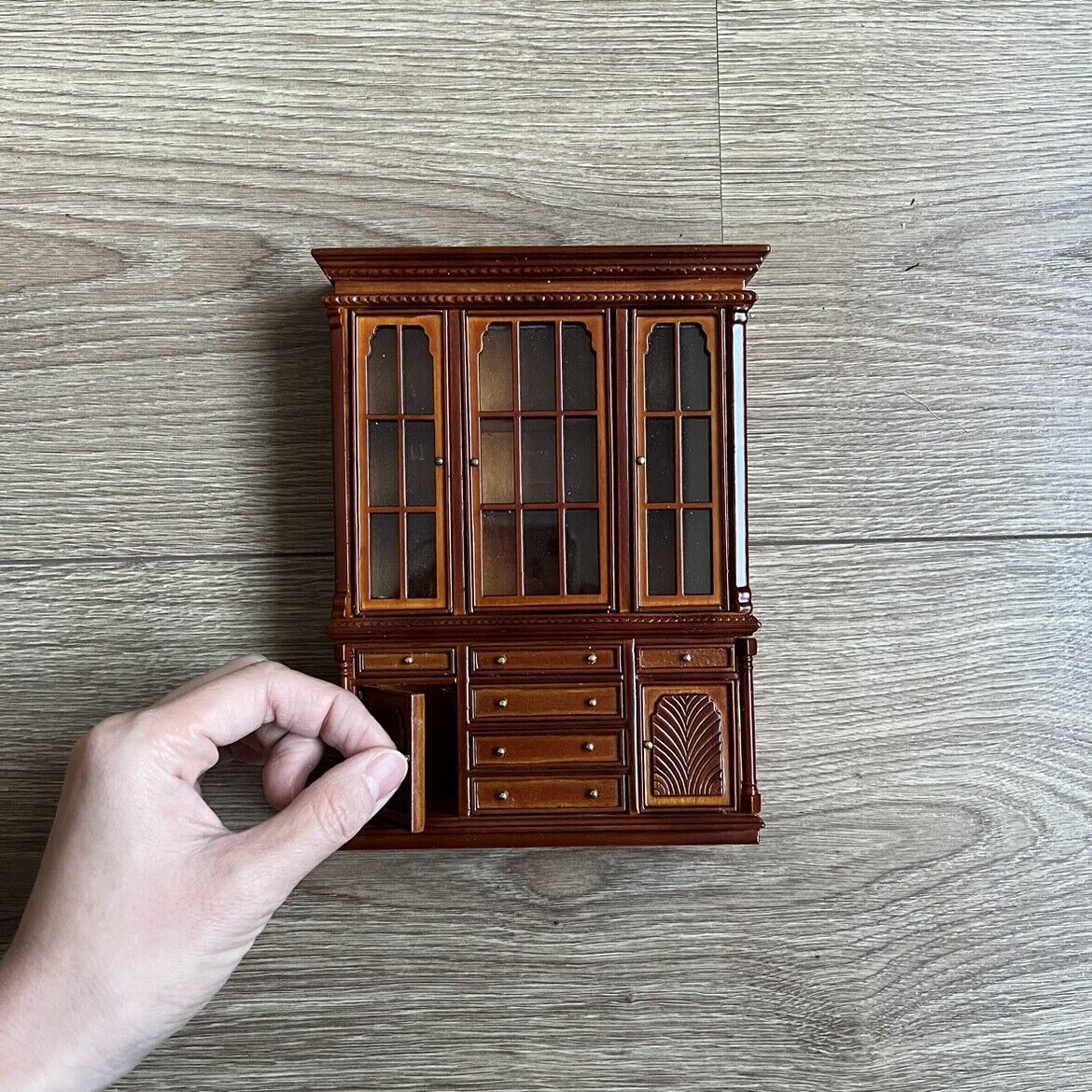 Muebles para miniaturas de casa de muñecas BJD, armario vintage todo en uno, OB11, Blythe, escala 1:12