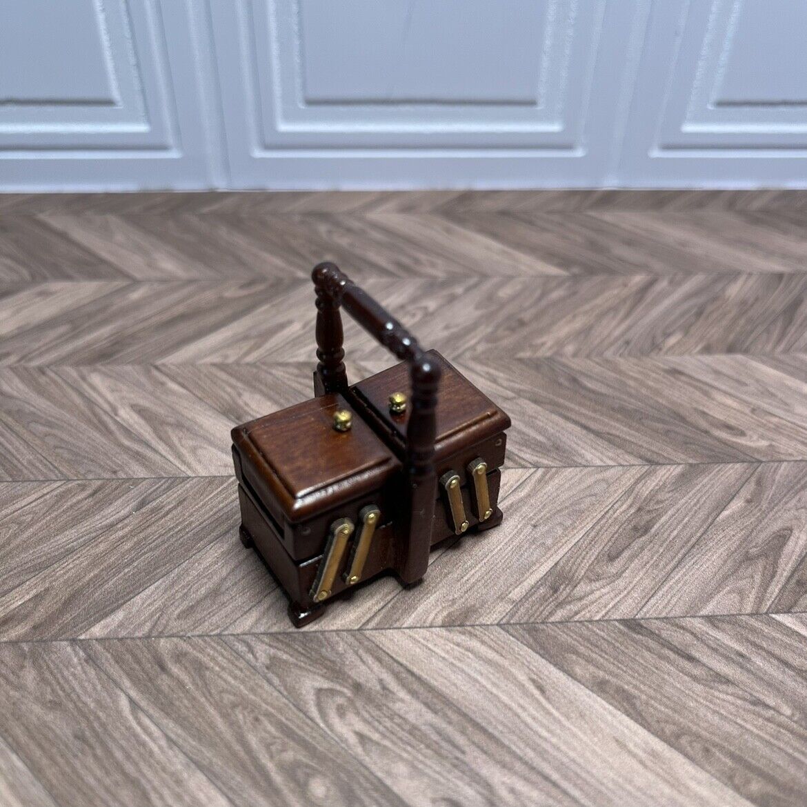 Muebles en miniatura OB11, modelo 1:12, caja de costura, lonchera, estuche para cosméticos, Blythe