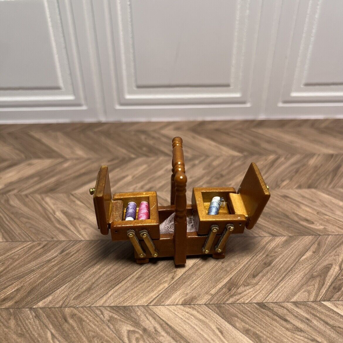 Muebles en miniatura OB11, modelo 1:12, caja de costura, lonchera, estuche para cosméticos, Blythe
