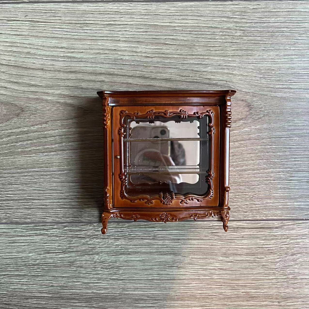 Dollhouse Miniature Furniture BJD Mini Display Cabinet Showcase Ob11blythe 1:12