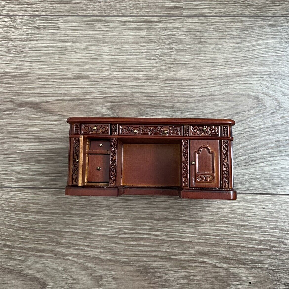 1:12 Maison de poupée Maison Blanche Bureau présidentiel Costume Aigle Bureau Tables périphériques