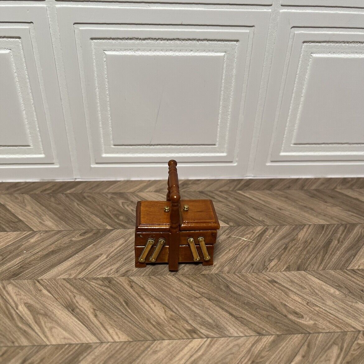 Muebles en miniatura OB11, modelo 1:12, caja de costura, lonchera, estuche para cosméticos, Blythe