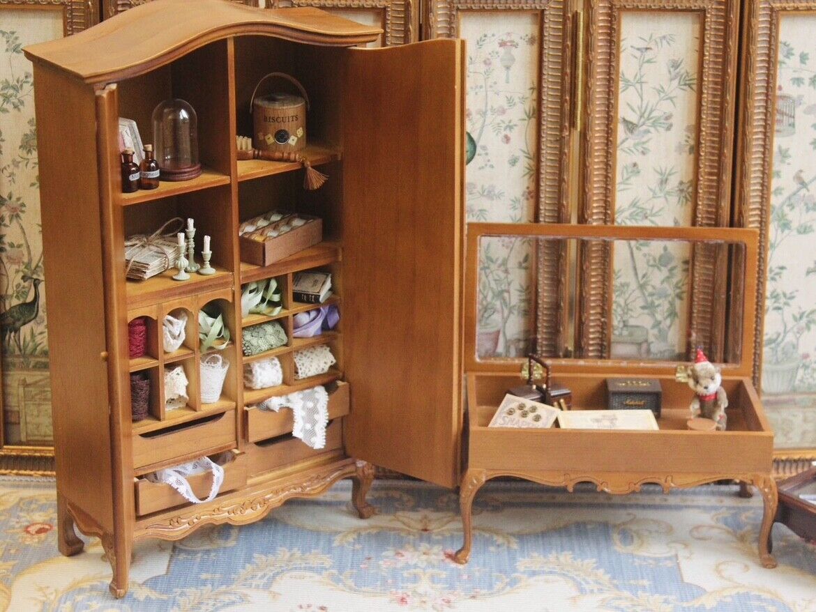 1:6 Miniature Tea Table BJD Pier Table Dollhouse Storage Display Blythe Nursery