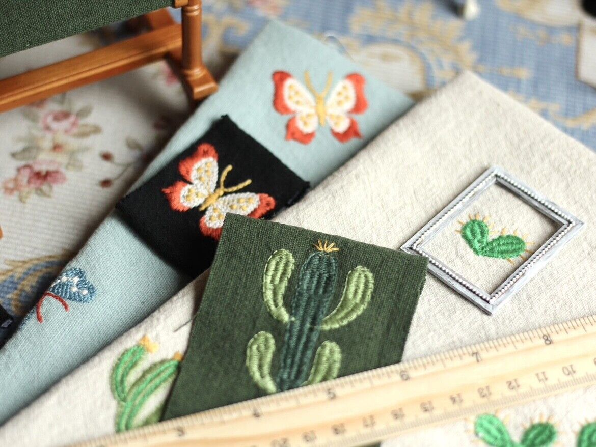 Soporte para bastidor de bordado en miniatura a escala 1:6, muebles para casa de muñecas Blythe