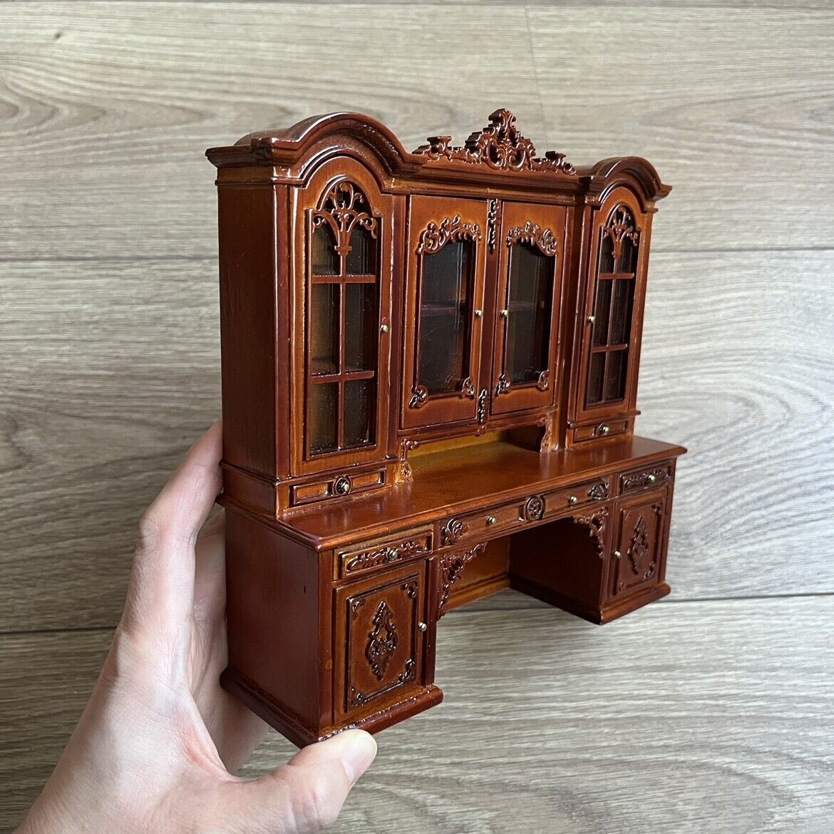Muebles de casa de muñecas en miniatura, armario de mesa, armario para Blythe OB11 (1:12)