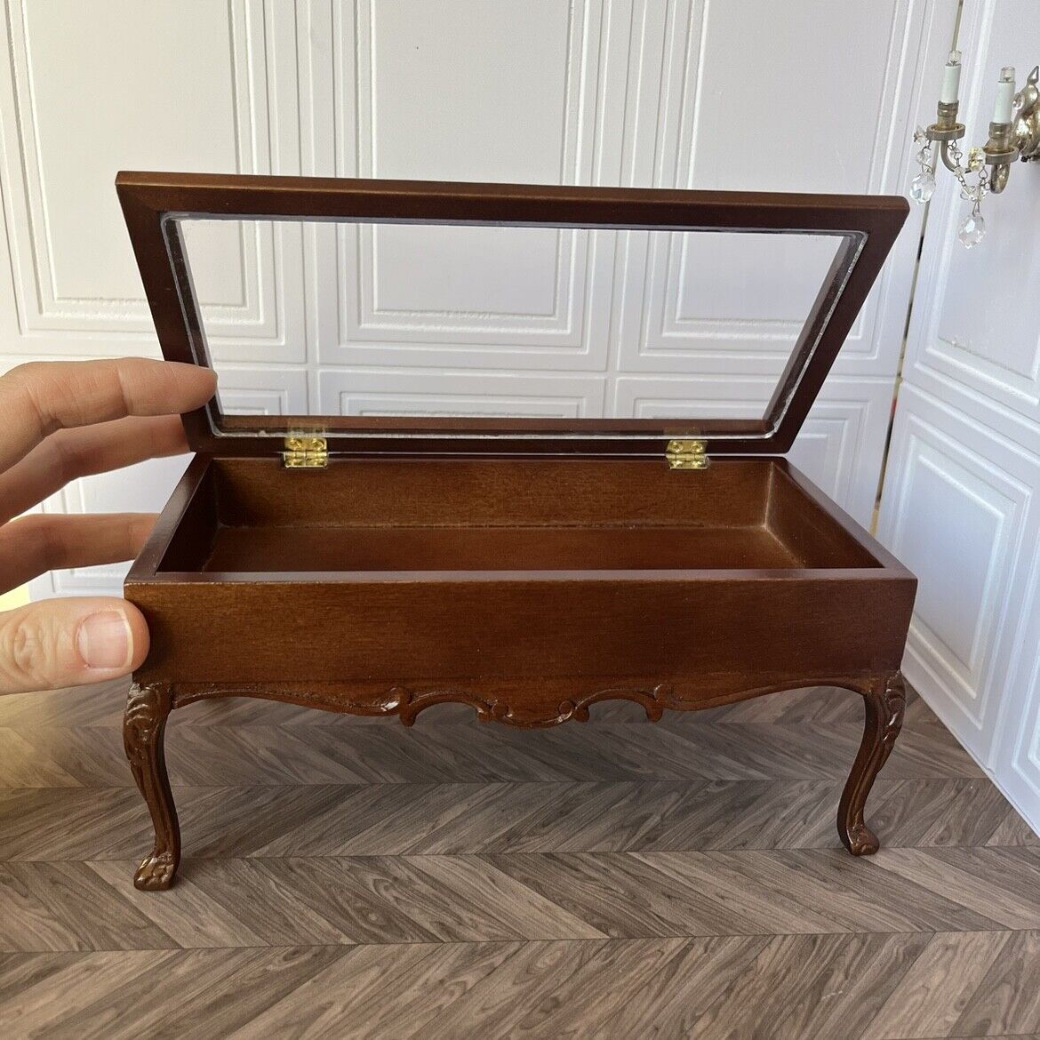 1:6 Miniature Tea Table BJD Pier Table Dollhouse Storage Display Blythe Nursery