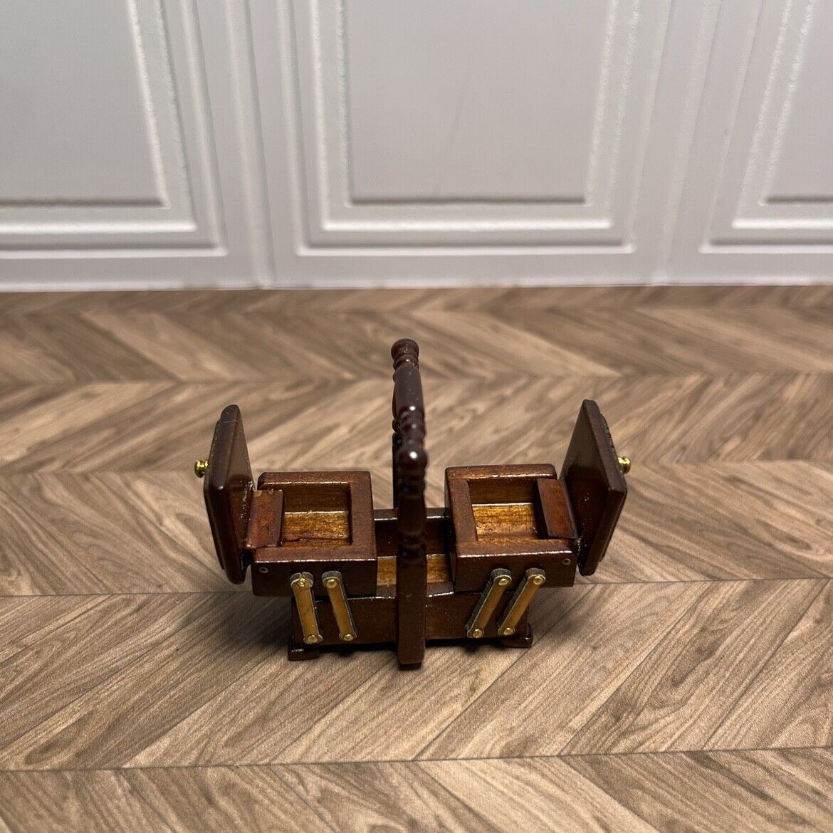 Muebles en miniatura OB11, modelo 1:12, caja de costura, lonchera, estuche para cosméticos, Blythe