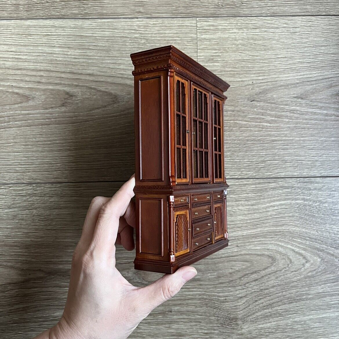 Muebles para miniaturas de casa de muñecas BJD, armario vintage todo en uno, OB11, Blythe, escala 1:12
