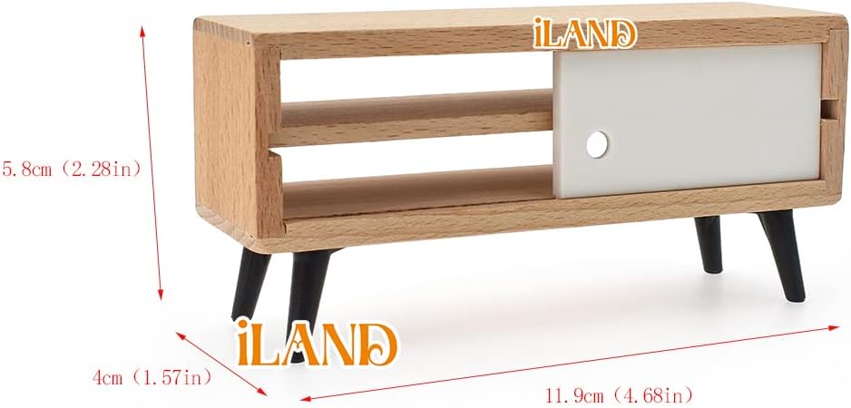 1:12 Scale Miniature Living Room Furniture Set With Sofa Tv Cabinet Bookshelves Guitar Decor For Dollhouse Modern Home Decor