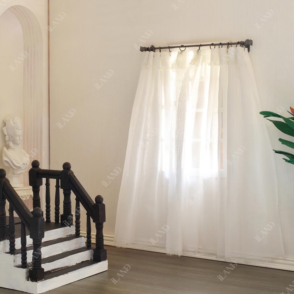 1:12 Scale Miniature Dollhouse Accessories Wooden Curtain Rods Kitchen Hangers Classical Black Miniature Furniture
