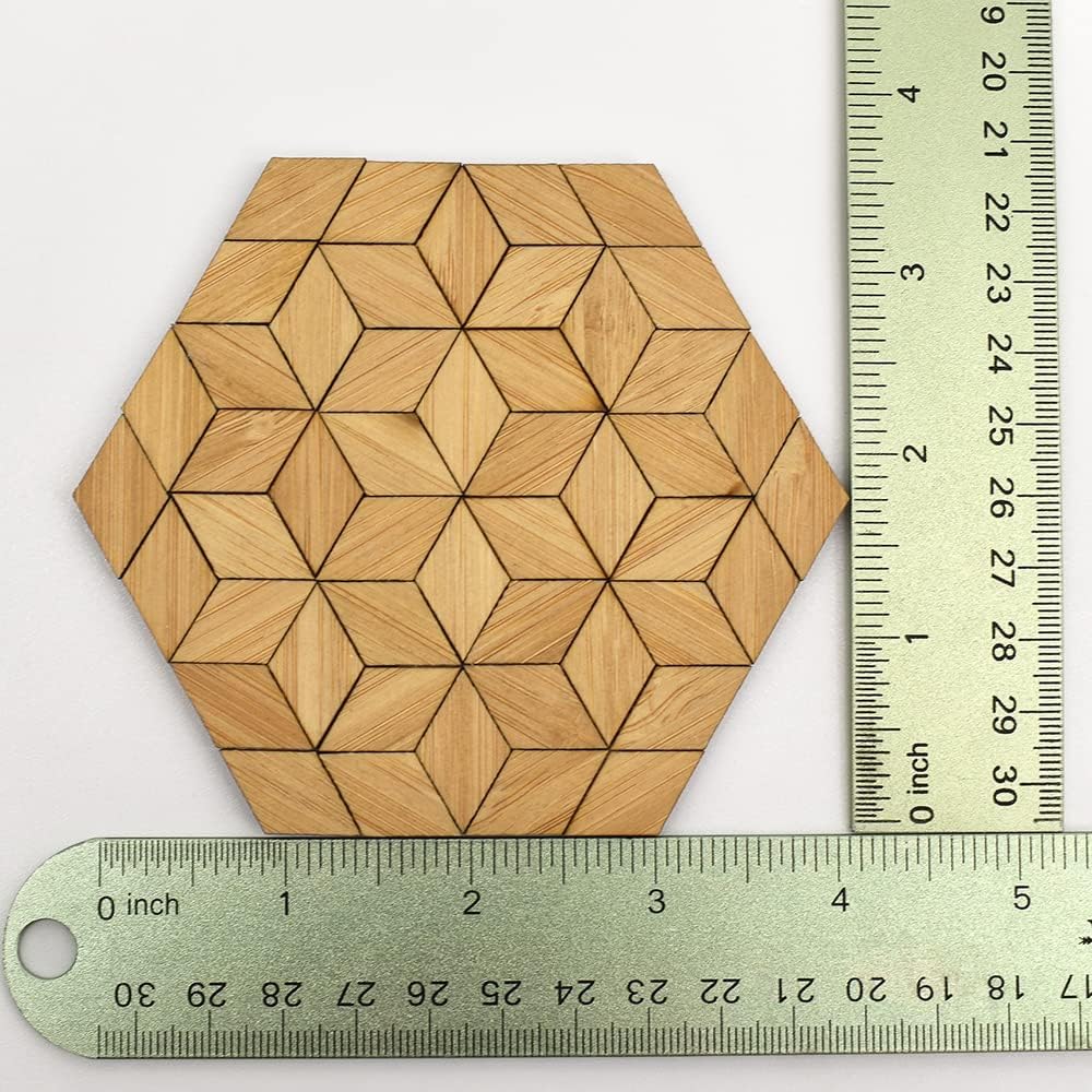 1:12 Scale Bamboo Dollhouse Flooring Miniature Wooden Floor Boards For Dollhouse