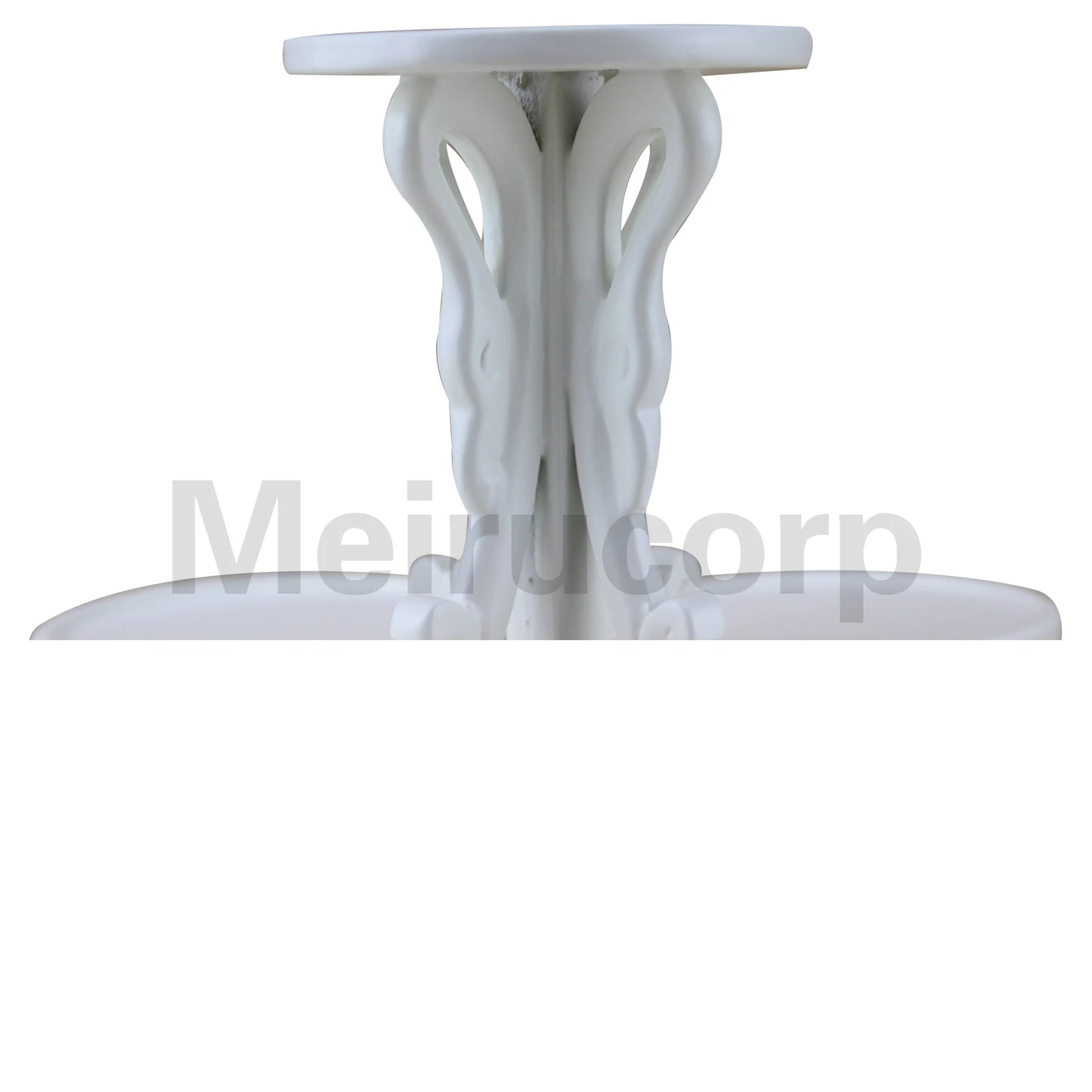 Support de fleurs miniature blanc pour maison de poupée à l'échelle 1:6 - Accessoire de mobilier sculpté à la main