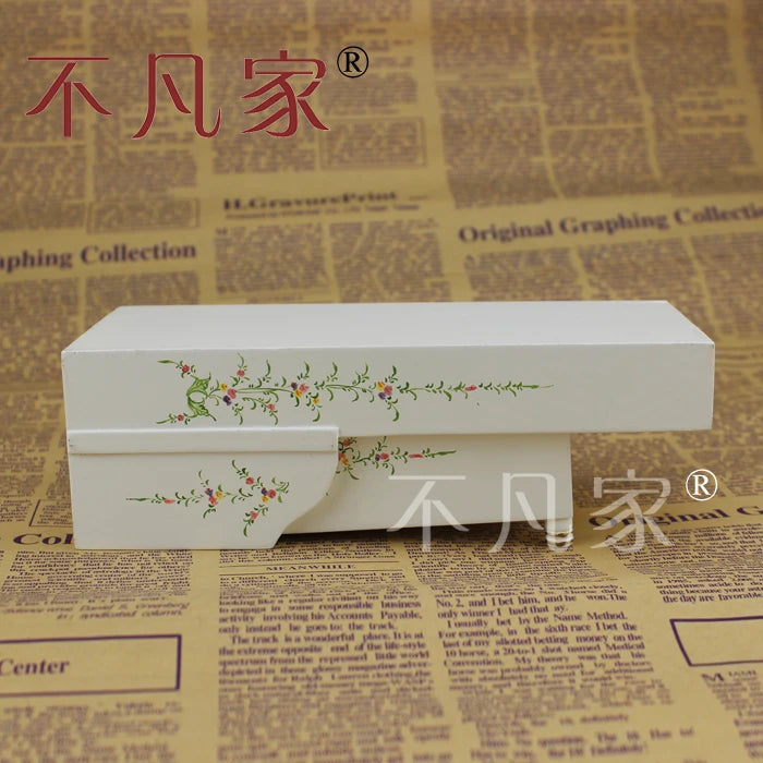 1:12 Scale Miniature Folding Bathtub Hand Painted White Dollhouse Furniture