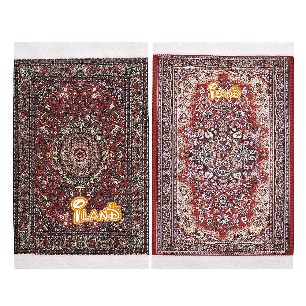 1:12 Scale Miniature Carpet Rug Floor Mat For Dollhouse Mini Furniture Living Room Accessories Decoration
