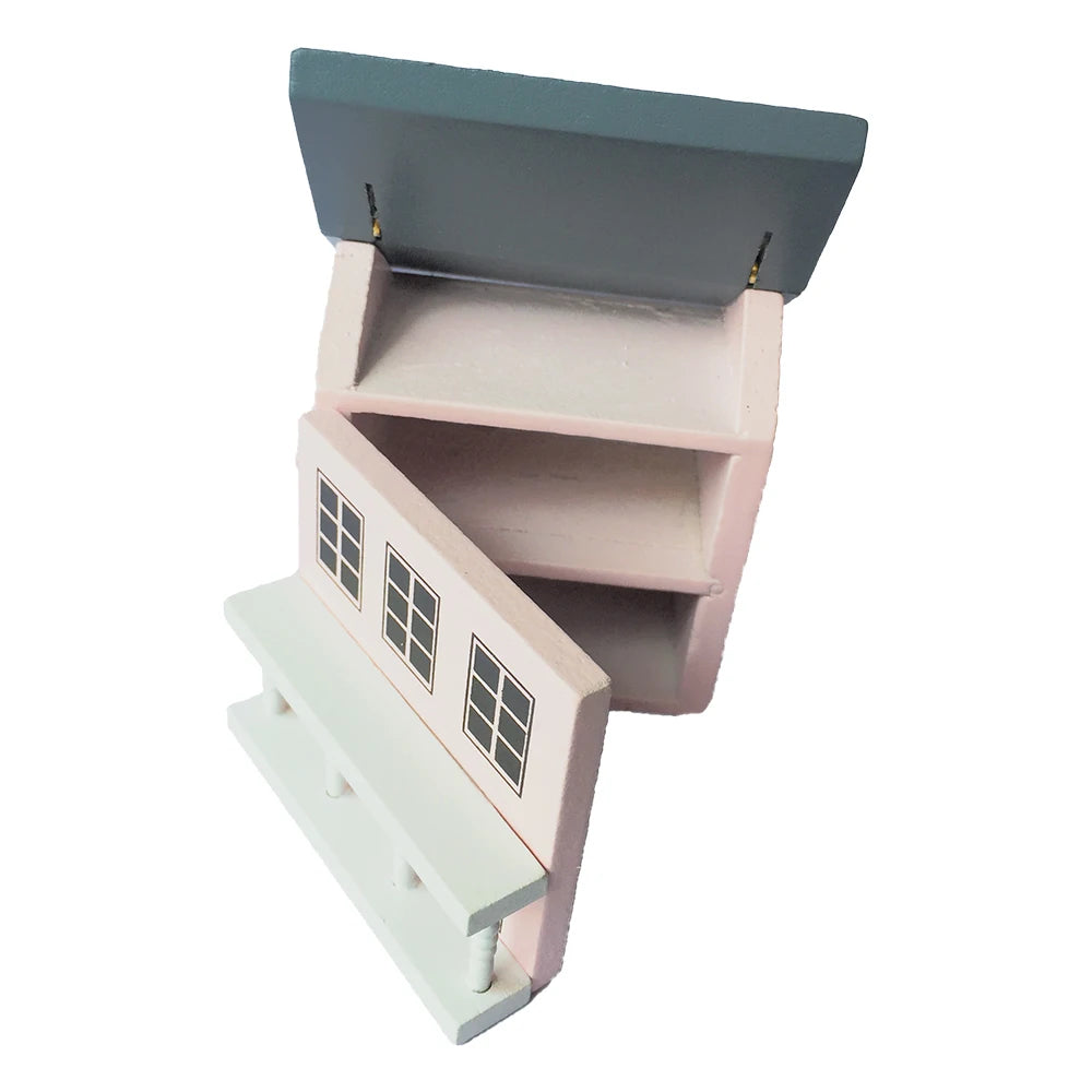 1:12 Scale Miniature Dollhouse Wooden Cabinet Living Room Furniture Accessories For Dolls