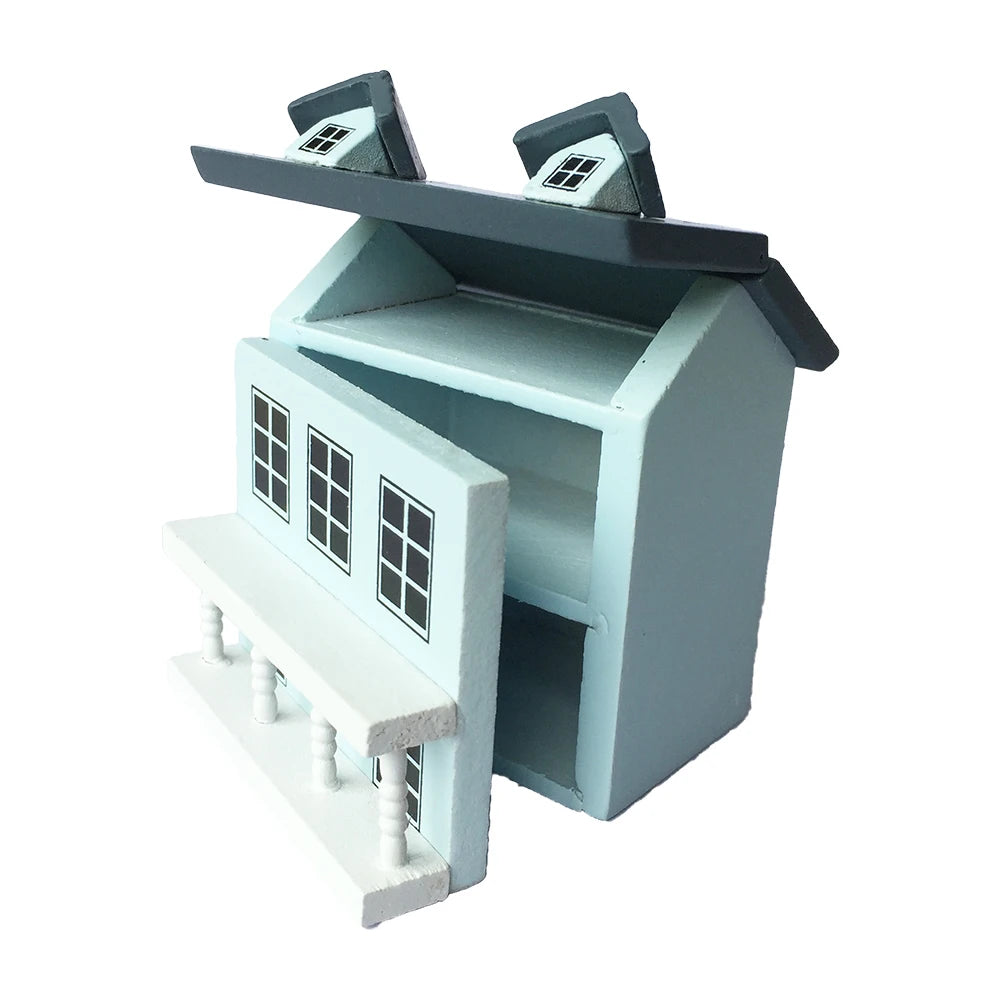 1:12 Scale Miniature Dollhouse Wooden Cabinet Living Room Furniture Accessories For Dolls