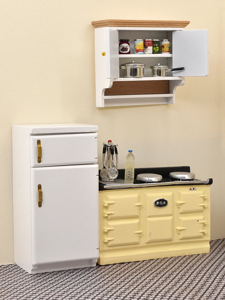 1:12 Scale Miniature Fridge Dollhouse Kitchen Furniture Accessories Mini Toys
