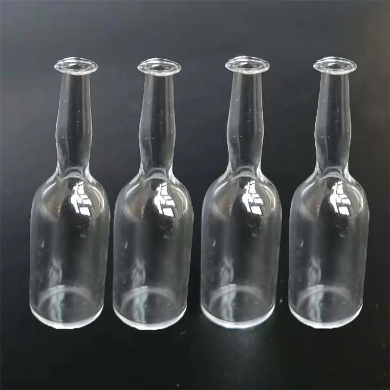 Pot en verre miniature transparent à l'échelle 1:12, pour maison de poupée, cuisine, chambre, jouet pour enfants, cadeau, jeu de simulation, accessoires de meubles miniatures