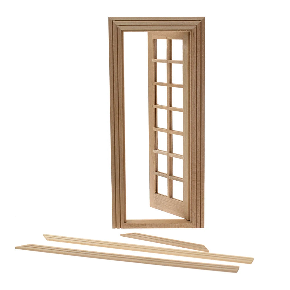 1:12 Scale Miniature Wooden Cabinet Dollhouse Furniture Mini Bookshelf Living Room Decor